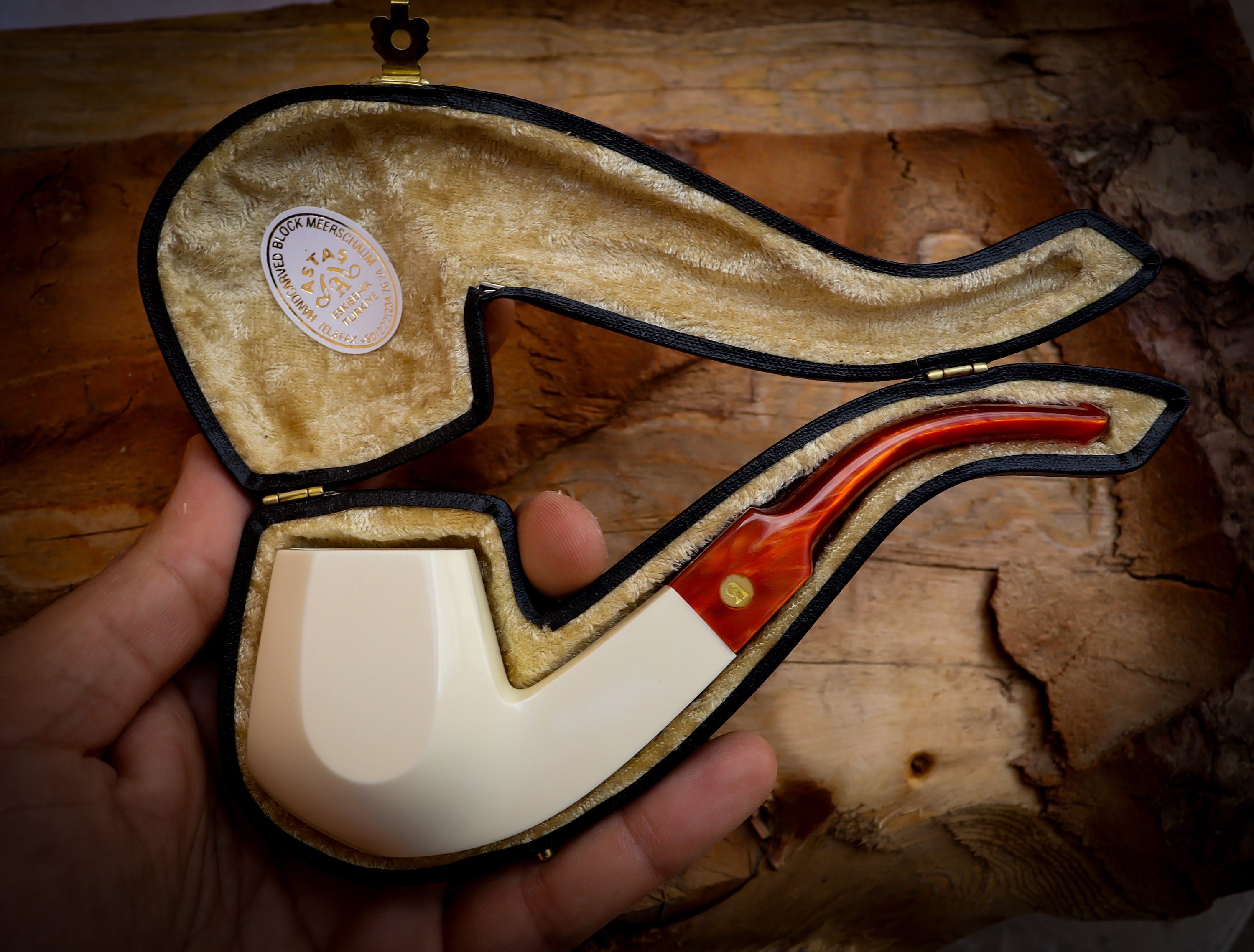 Panel Meerschaum Pipe