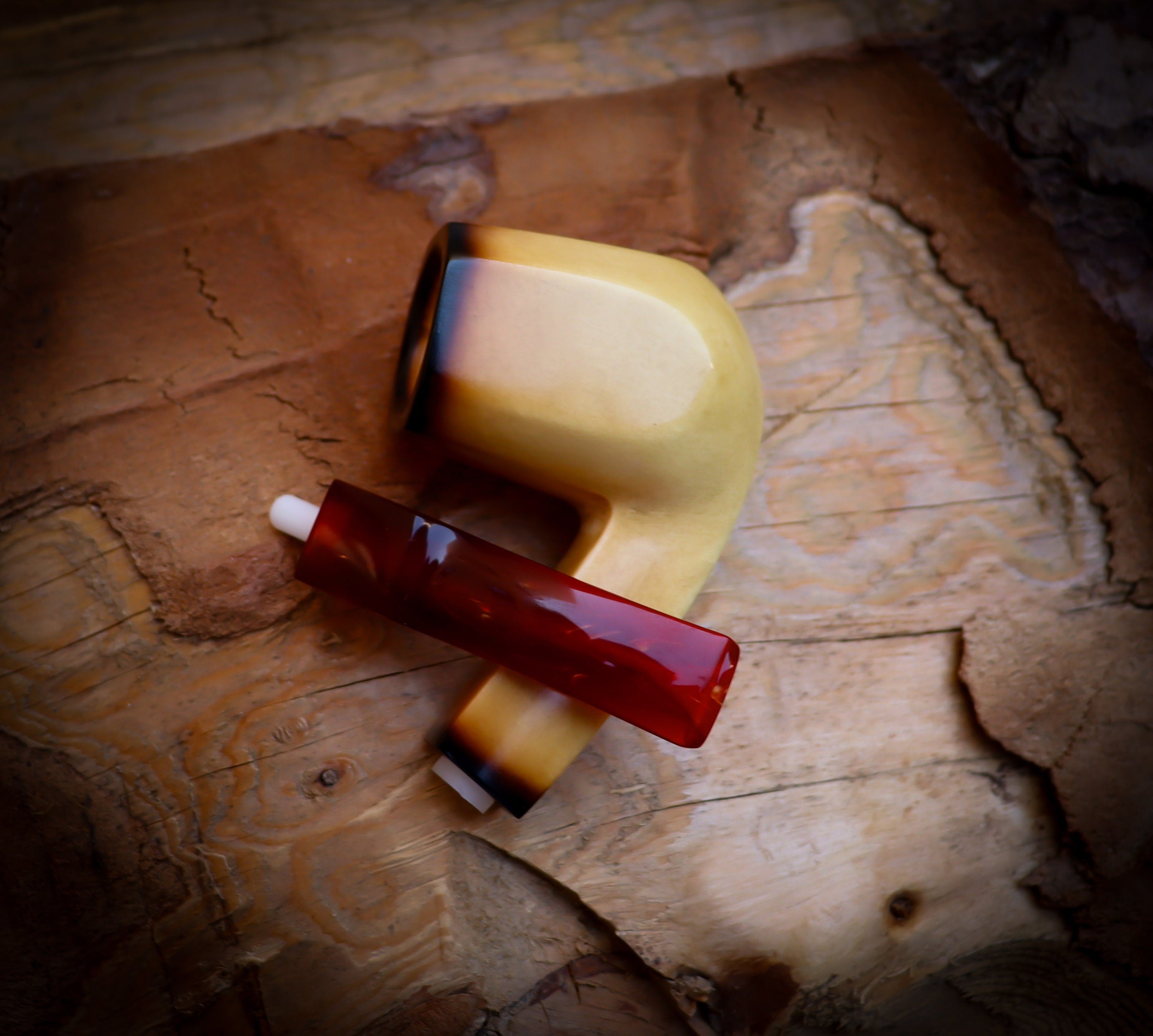 Panel Meerschaum Pipe