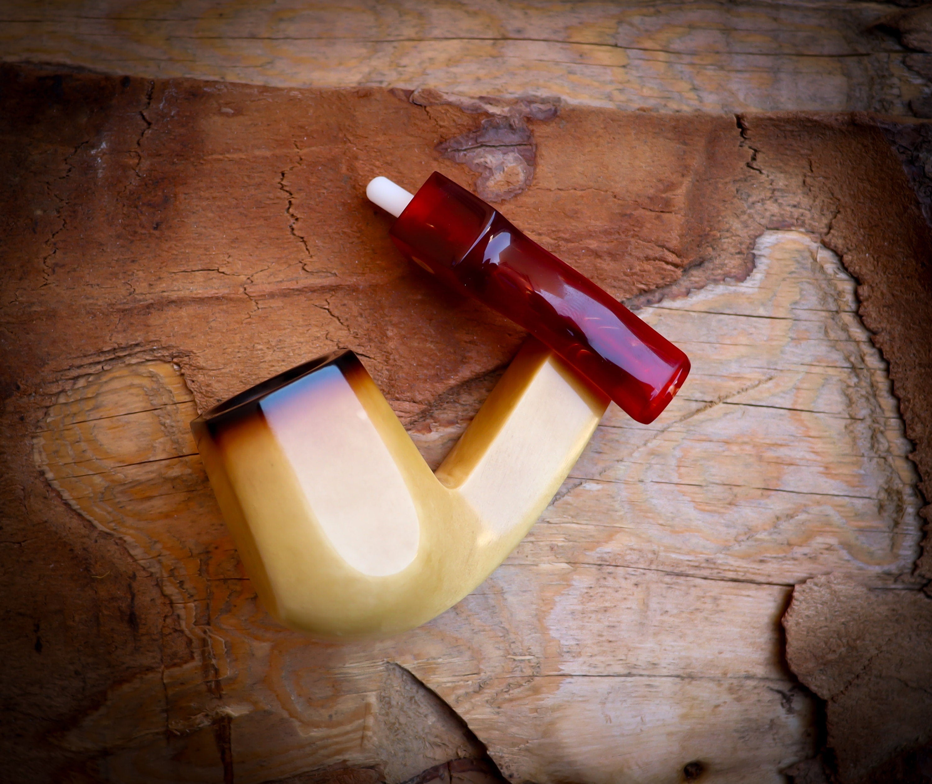 Panel Meerschaum Pipe