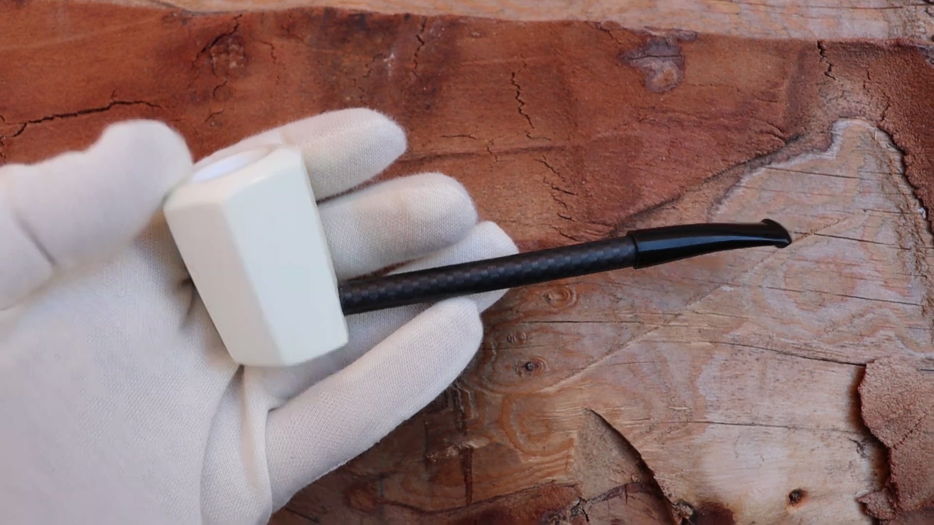 Carbon Fiber Meerschaum Pipe
