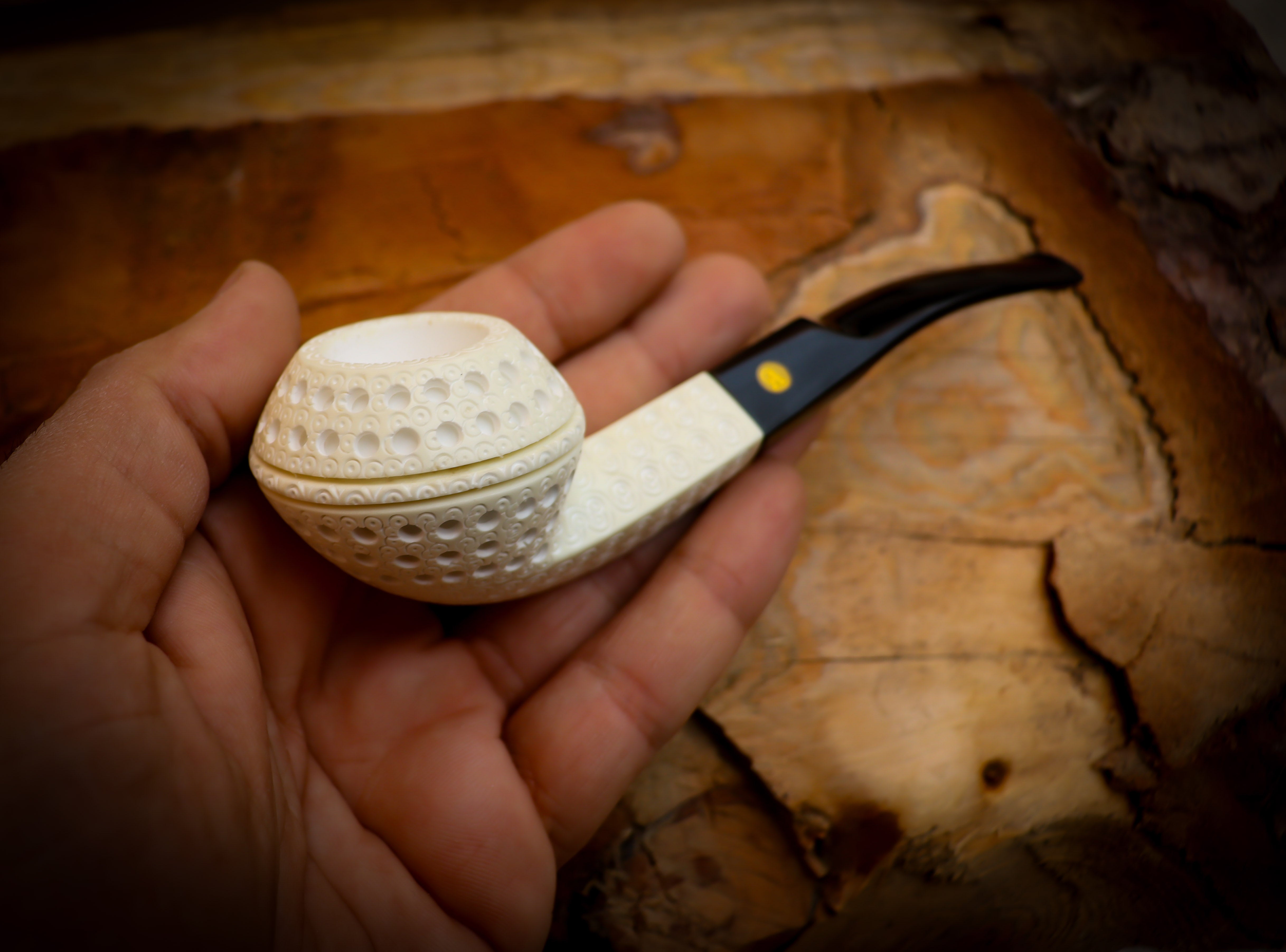 Squat Bulldog Meerschaum Pipe