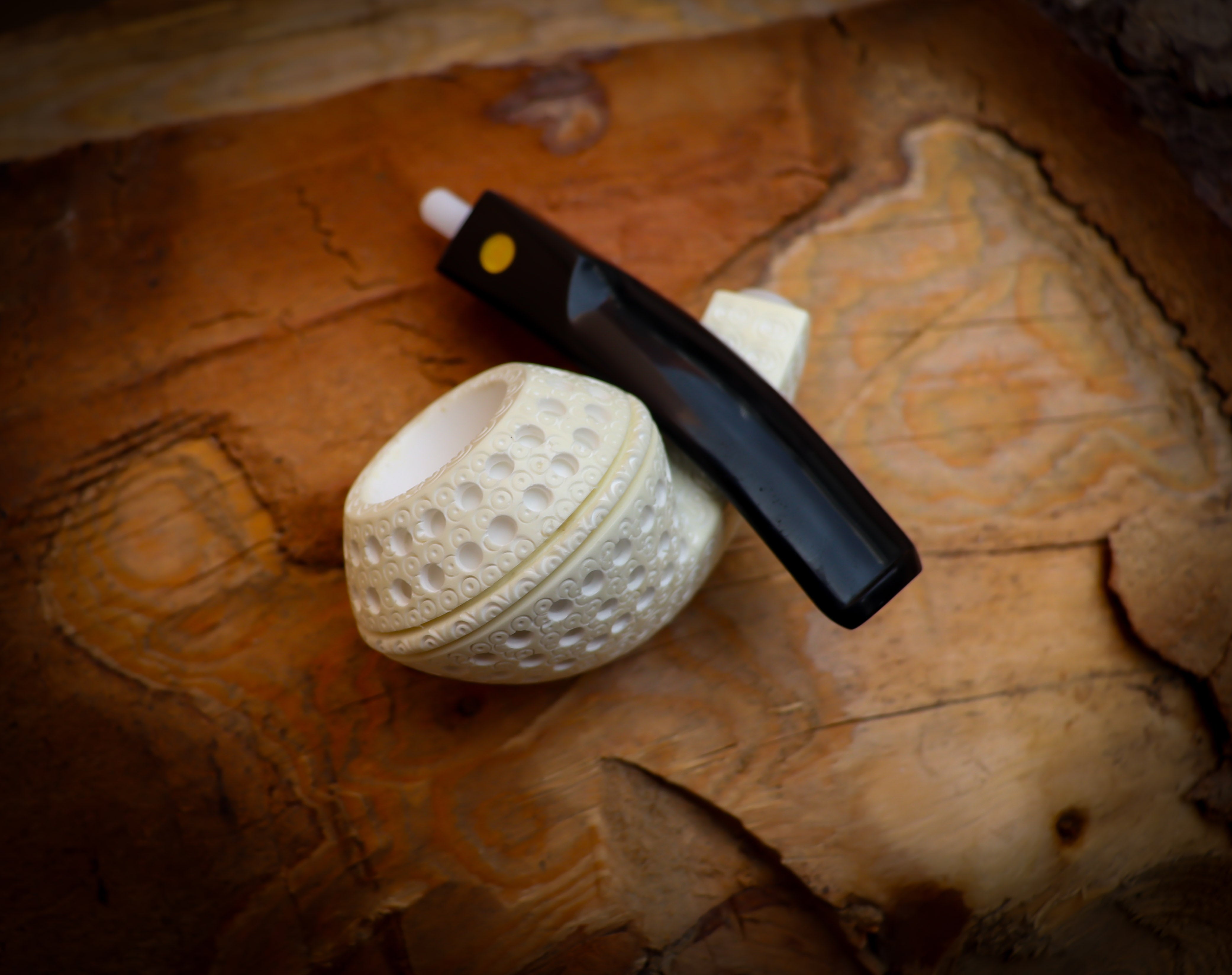 Squat Bulldog Meerschaum Pipe