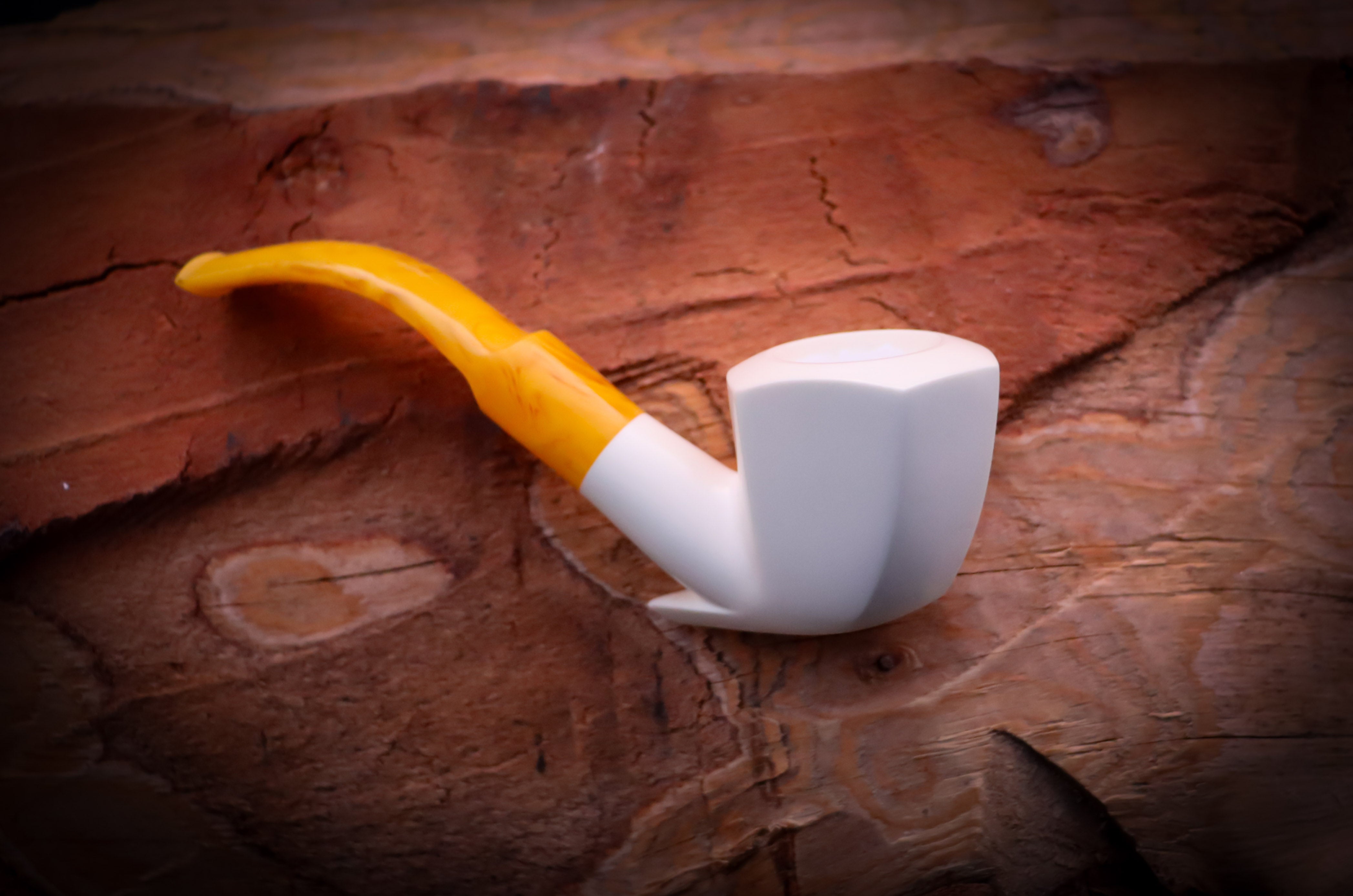 Panel Meerschaum Pipe