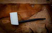 Latticed Panel Premium Block Carbon Fiber Meerschaum Pipe With Leather Case-Astaş Meerschaum