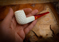 Billard Meerschaum Pipe With Leather Case-Astaş Meerschaum
