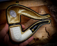 9MM Panel Meerschaum Pipe