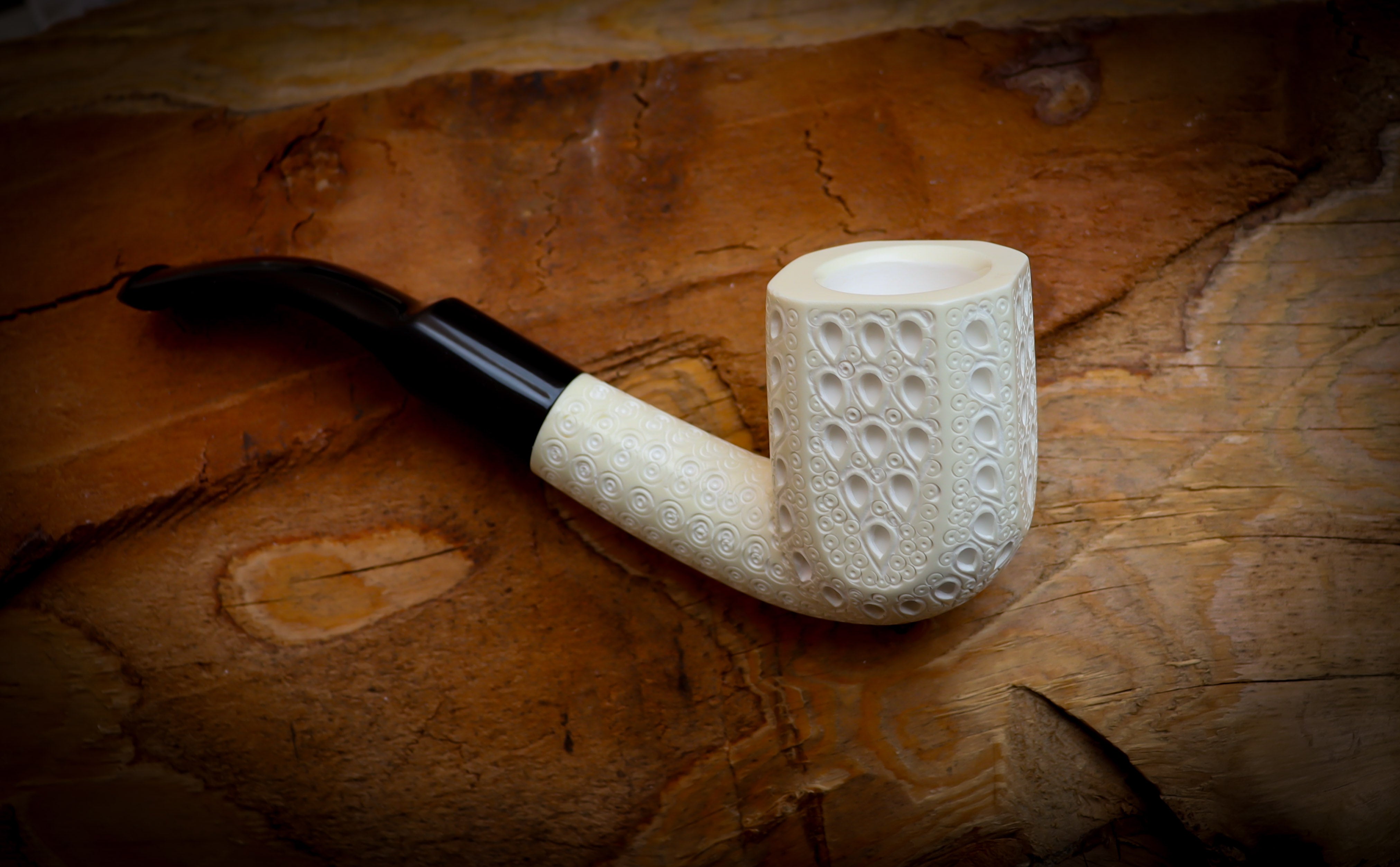 9MM Panel Meerschaum Pipe