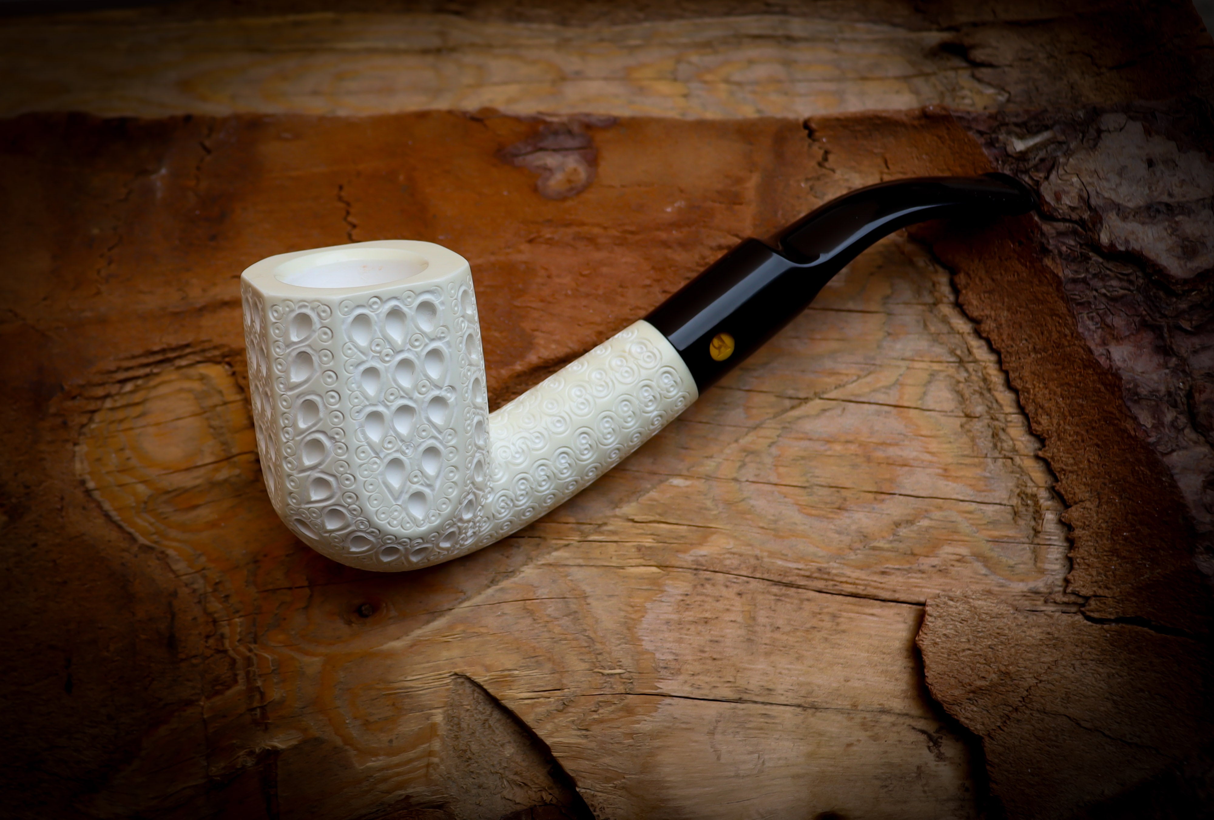 9MM Panel Meerschaum Pipe