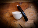 Smooth Dublin Meerschaum Pipe With Leather Box- Astaş Meerschaum