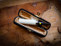 Silver Smooth Special Handmade Cigarette Holder Meerschaum Pipe - Astaş Meerschaum