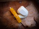 Silver Smooth Special Handmade Panel Meerschaum Pipe With Leather Box- Astaş Meerschaum