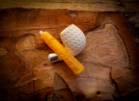 Apple Meerschaum, Silver Latticed Apple Meerschaum Pipe With Leathear Box- Astaş Meerschaum