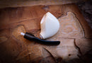 Smooth Special Handmade Block Meerschaum Pipe With Leather Box- Astaş Meerschaum