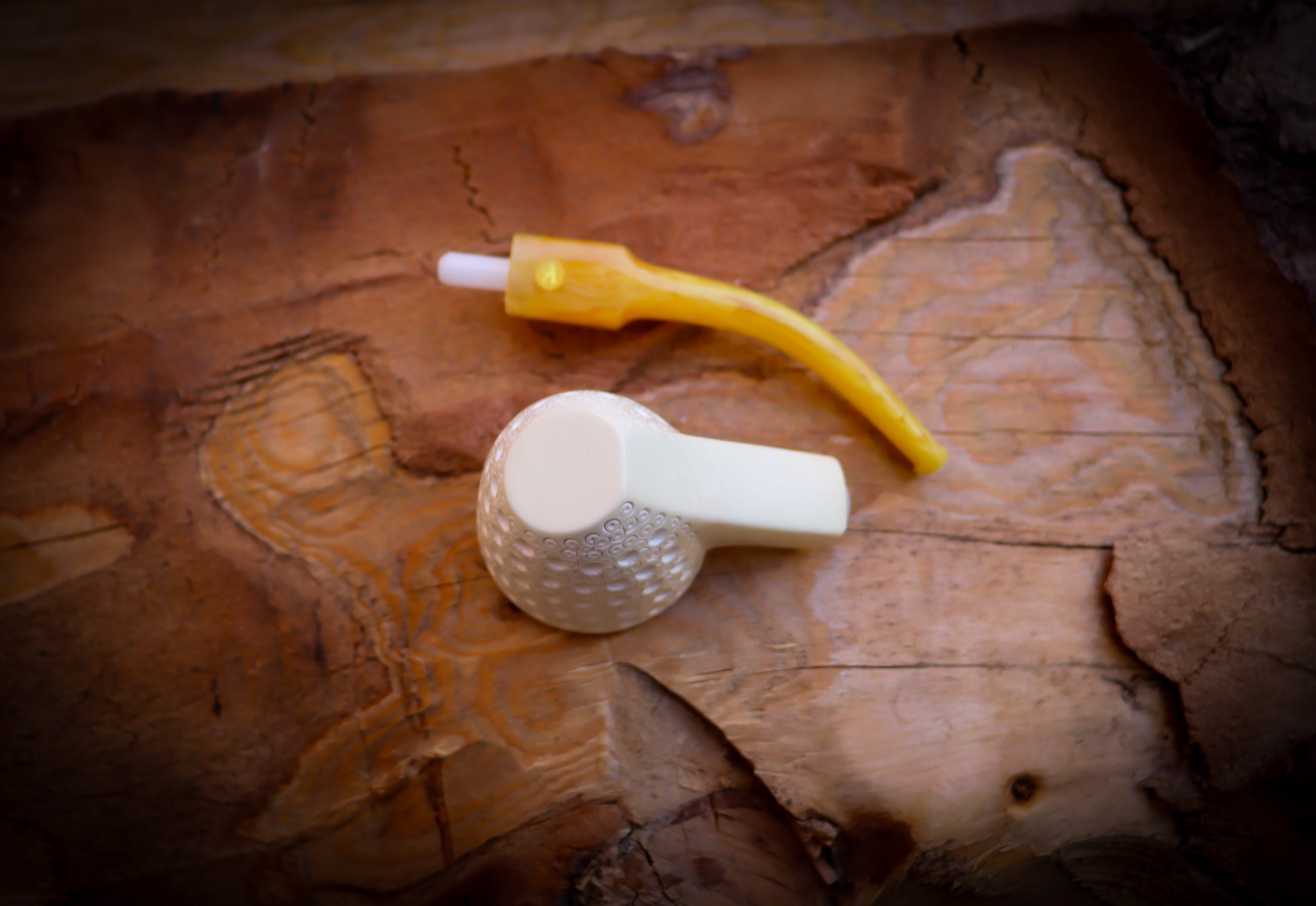 Embriodered Special Handmade Dublin Meerschaum Pipe With Leather Box-Astaş Meerschaum