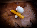 Apple Meerschaum, Smooth Special Handmade Apple Meerschaum Pipe With Leather Box- Astaş Meerschaum, Billard Meerschaum
