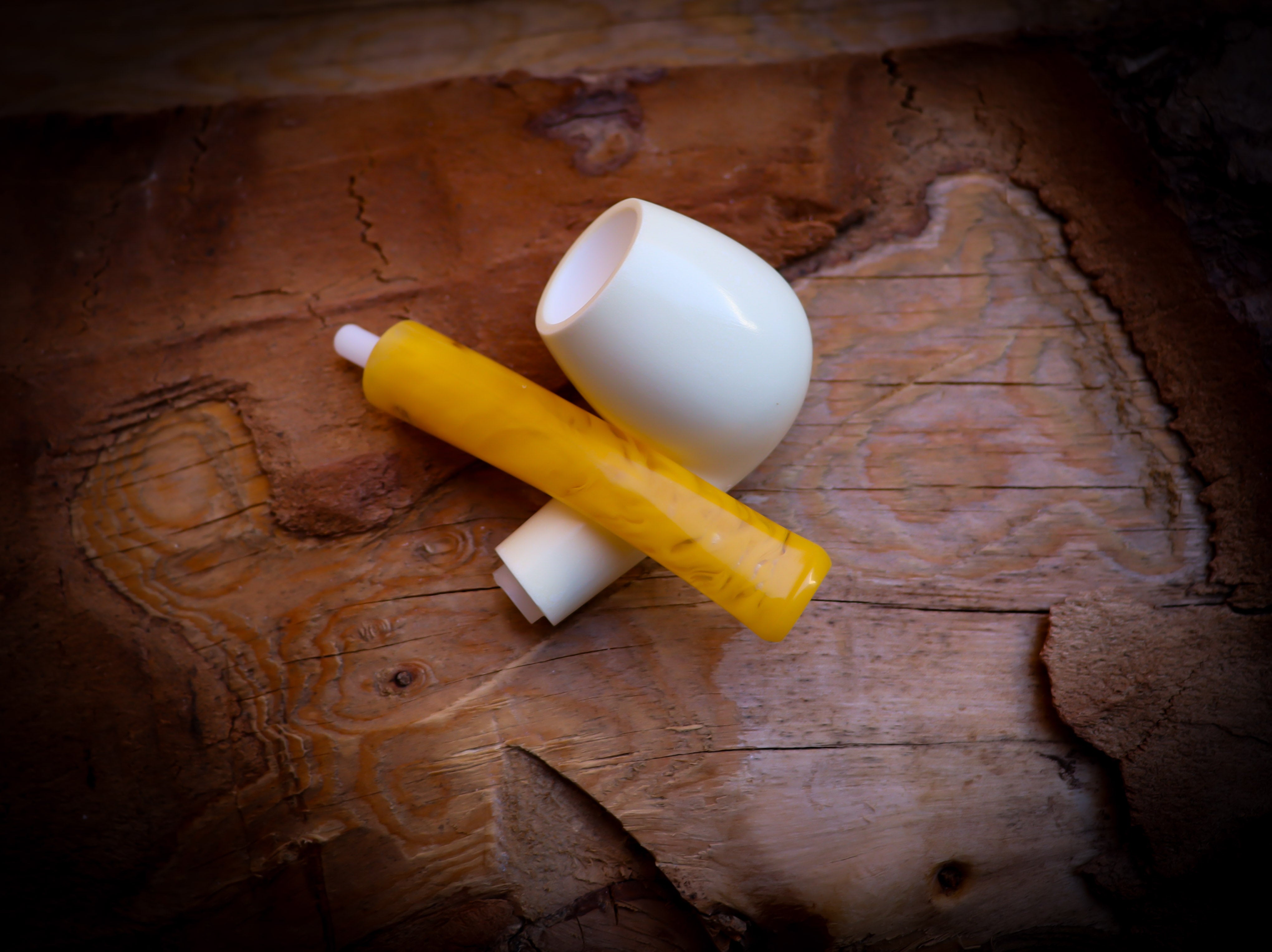 Apple Meerschaum, Smooth Special Handmade Apple Meerschaum Pipe With Leather Box- Astaş Meerschaum, Billard Meerschaum