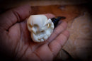 Skull in Eagle Claw Meerschaum, Special Handmade Skull in Eagle claw Meerschaum Pipe With Leather Box-Astaş Meerschaum