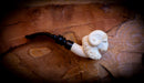 Buffalo Meerschaum, Special Handmade Buffalo Meerschaum Pipe With Leather Box- Astaş Meerschaum