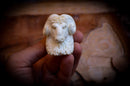 Buffalo Meerschaum, Special Handmade Buffalo Meerschaum Pipe With Leather Box- Astaş Meerschaum