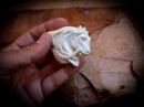 Horse Kirsten Bowl, Special Handmade Horse Kirsten Bowl Meerschaum Pipe- Astaş Meerschaum