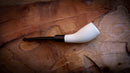 Smooth Handmade Horn Block Meerschaum Pipe with Leather Box – Astaş Meerschaum