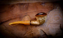 Lee Van Cleef  Smooth Special Handmade Panel Meerschaum Pipe With Leather Box-Astaş Meerschaum