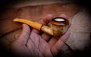 Lee Van Cleef  Smooth Special Handmade Panel Meerschaum Pipe With Leather Box-Astaş Meerschaum