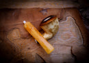 Lee Van Cleef  Smooth Special Handmade Panel Meerschaum Pipe With Leather Box-Astaş Meerschaum