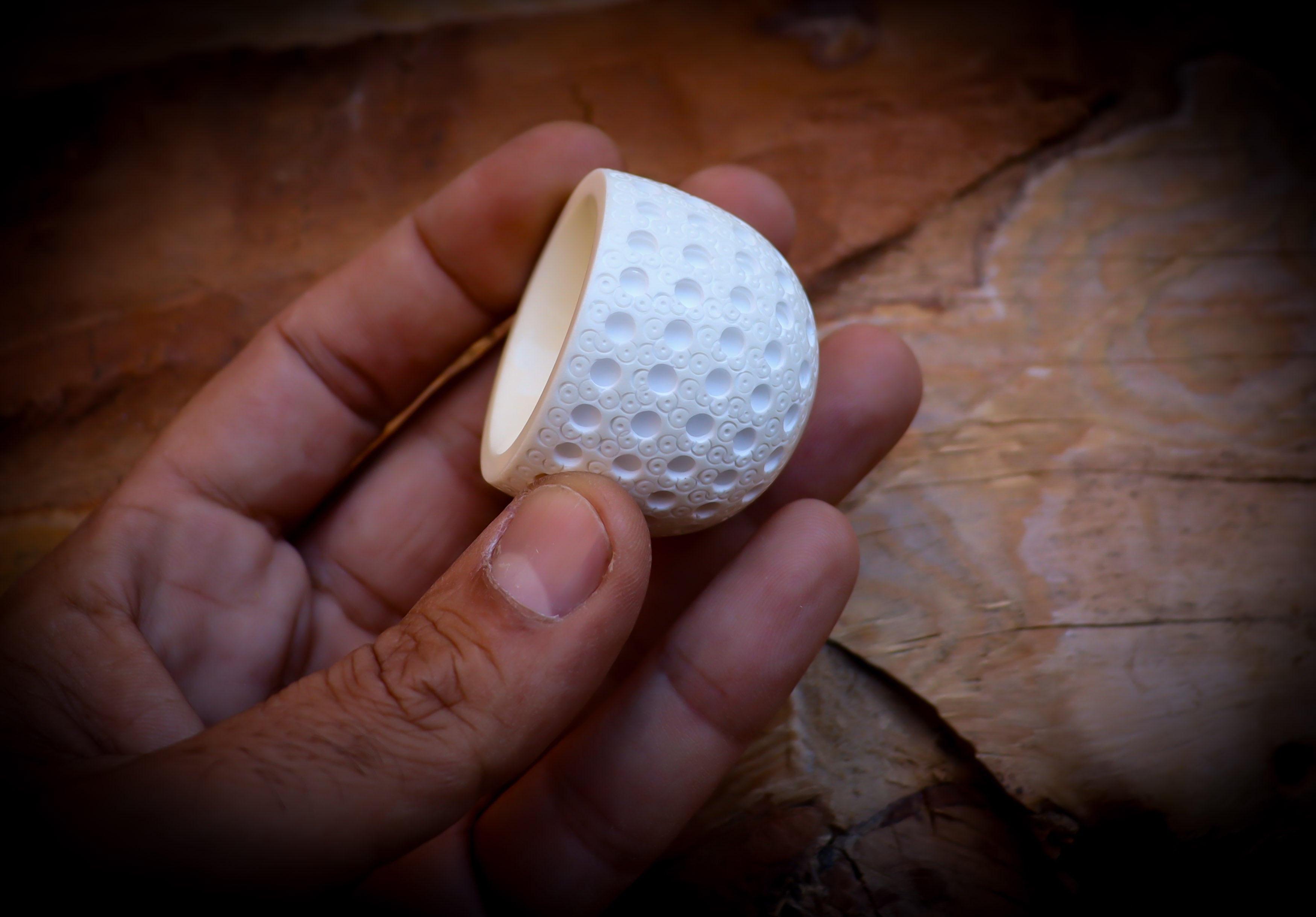 Kirsten Bowl, Embriodered Special Hand Crafted Apple Model Kirsten Bowl Meerschaum Pipe - Astaş Meerschaum