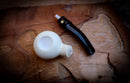 Smooth Handmade Squat Tomato Block Meerschaum Pipe With Leather Case- Astaş Meerschaum