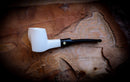 Unique Smooth Handmade Freehand Meerschaum Tobacco Pipe with Leather Case – Astaş Meerschaum