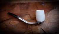 Falcon Bowl, Smooth Billard Falcon Bowl Meerschaum Pipe - Astaş Meerschaum