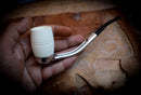 Falcon Bowl, Smooth Billard Falcon Bowl Meerschaum Pipe - Astaş Meerschaum