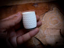 Falcon Bowl, Embriodered Billard Falcon Bowl Meerschaum Pipe - Astaş Meerschaum (The body in the pictures is for visual purposes only.)