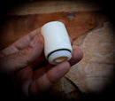 Falcon Bowl, Smooth Billard Falcon Bowl Meerschaum Pipe - Astaş Meerschaum (The body in the pictures is for visual purposes only.)