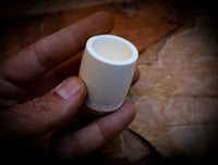 Falcon Bowl, Smooth Billard Falcon Bowl Meerschaum Pipe - Astaş Meerschaum (The body in the pictures is for visual purposes only.)