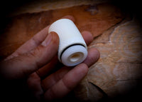 Falcon Bowl, Smooth Billard Falcon Bowl Meerschaum Pipe - Astaş Meerschaum (The body in the pictures is for visual purposes only.)