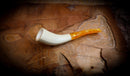 Handmade Horn Block Meerschaum Pipe With Leather Case