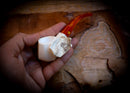 Natural Meerschaum, Handmade Premium Block Meerschaum Pipe With Leather Case- Astaş Meerschaum