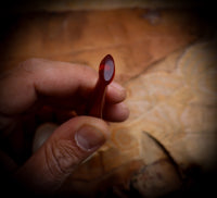 Smooth Handmade  Panel Block Meerschaum Pipe With Leather Case- Astaş Meerschaum(P-Lip Stem)