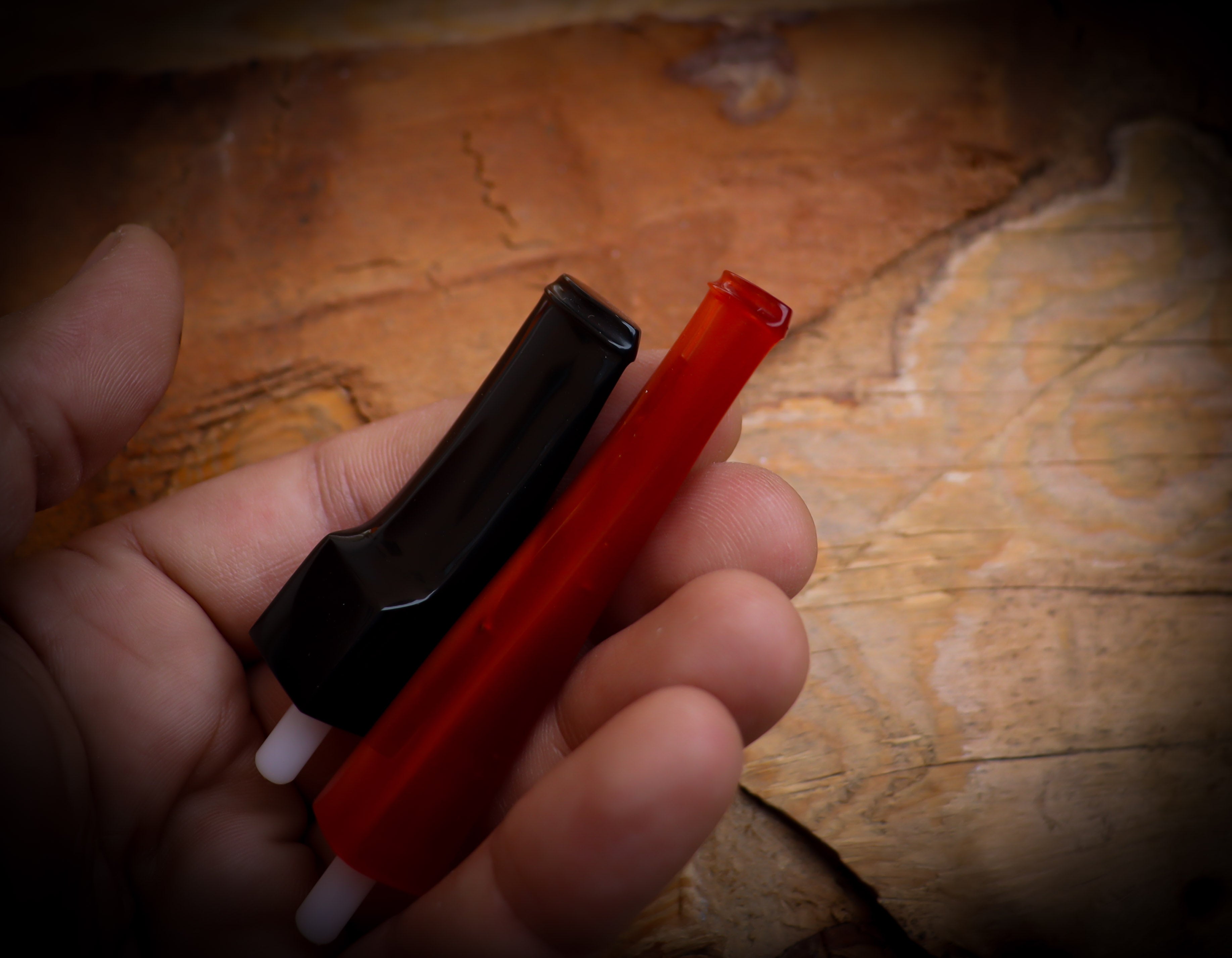 Smooth Handmade  Panel Block Meerschaum Pipe With Leather Case- Astaş Meerschaum(P-Lip Stem)