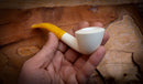 Smooth Special Handmade Dublin Block Meerschaum Pipe With Leather Box- Astaş Meerschaum