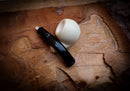Smooth Special Handmade Apple Block Meerschaum Pipe With Leather Box- Astaş Meerschaum