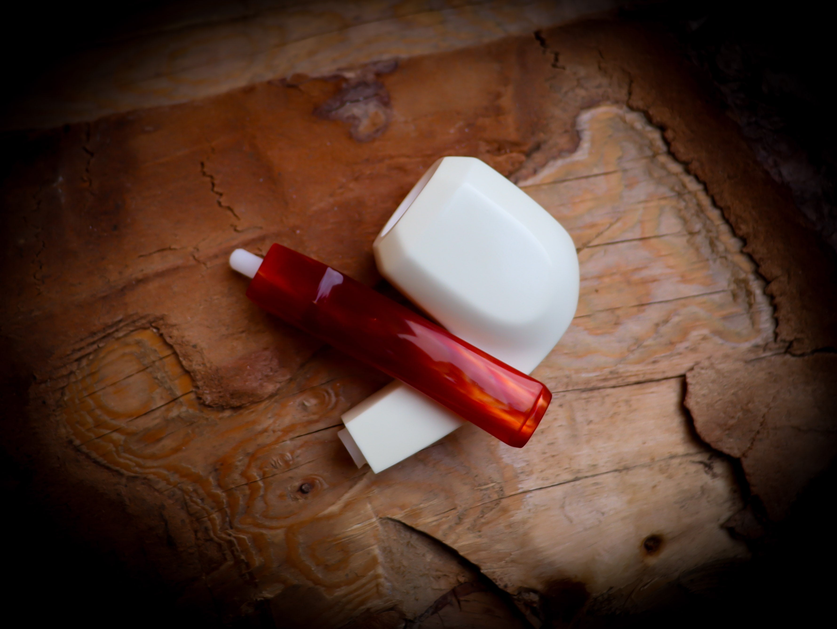 Smooth Special Handmade Panel Block Meerschaum Pipe With Leather Case- Astaş Meerschaum
