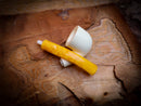 Smooth Special Handmade Dublin Block Meerschaum Pipe With Leather Case- Astaş Meerschaum