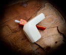 Smooth Special Handmade Panel Block Meerschaum Pipe With Leather Case- Astaş Meerschaum