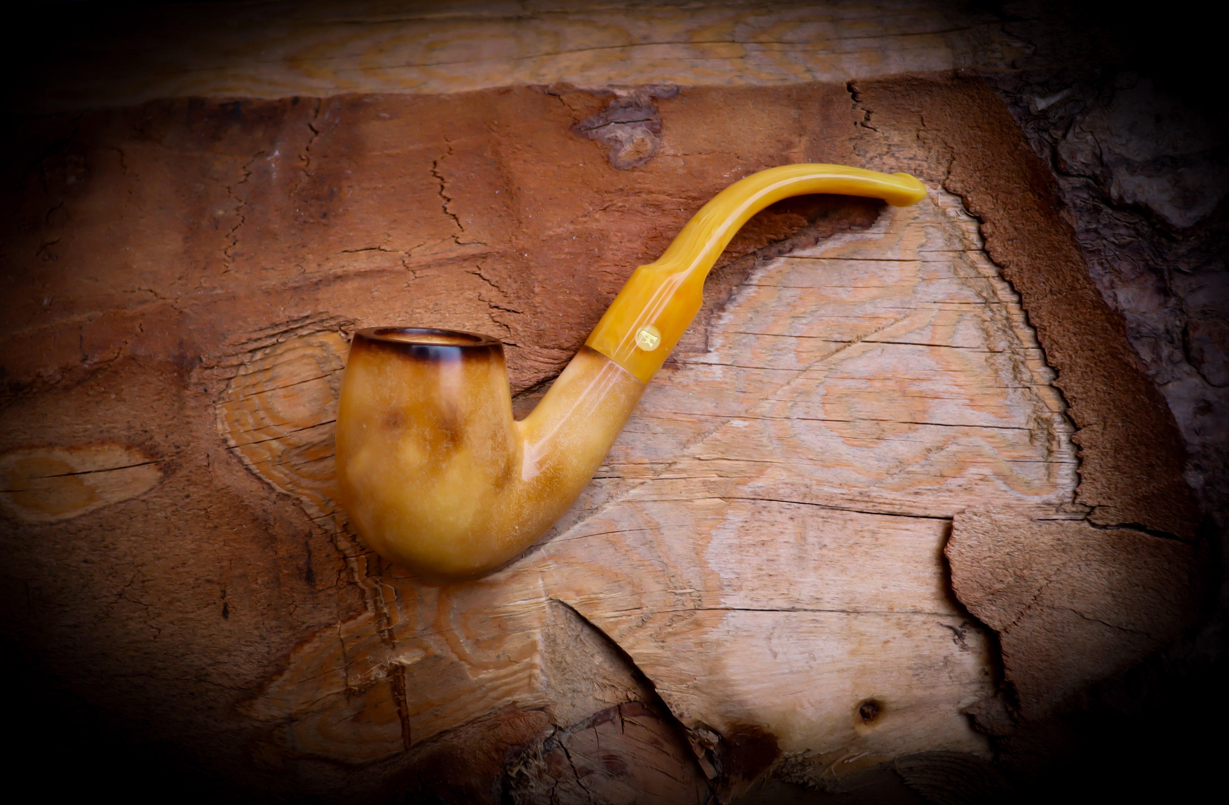 Lee Van Cleef Meerschaum,Special Handmade Lee Van Cleef Meerschaum Pipe With Leather Case- Astaş Meerschaum