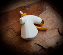 Smooth Special Handmade Large Size Freehand Panel Block Meerschaum Pipe With Leather Box- Astaş Meerschaum