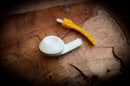 Rhodesian Meerschaum, Handmade Squat Bulldog Premium Block Meerschaum Pipe With Leather Case-Astaş Meerschaum