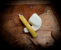 Smooth Special Handmade Panel Premium Block Meerschaum Pipe With Leather Case- Astaş Meerschaum